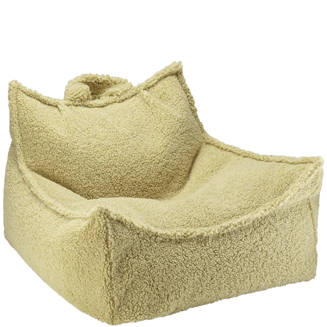 KIDS BEANBAG MATCHA POUF MADE OF TEDDY