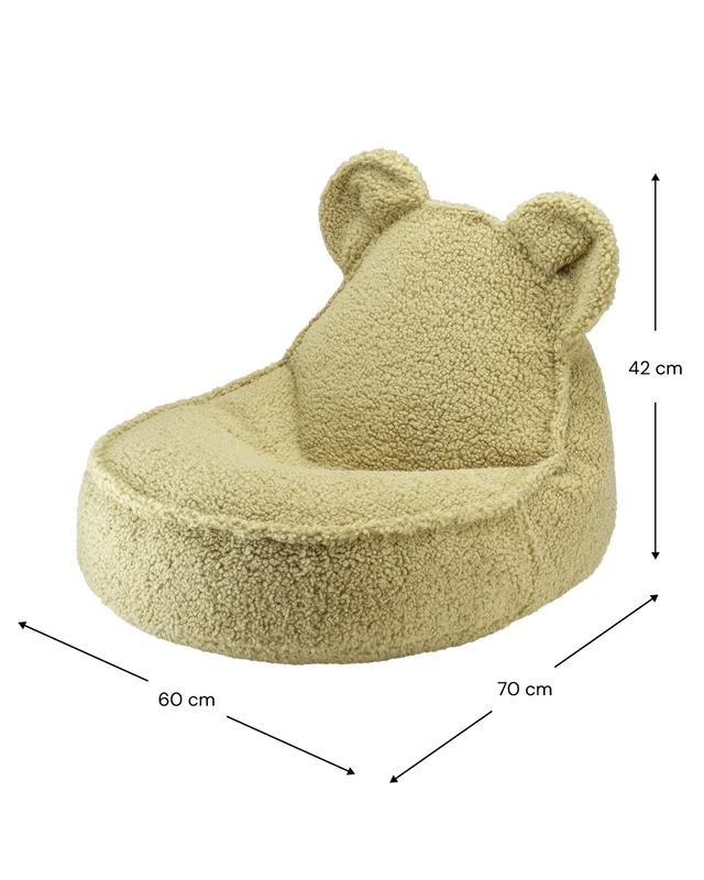 BEAR KIDS POUF IN MATCHA