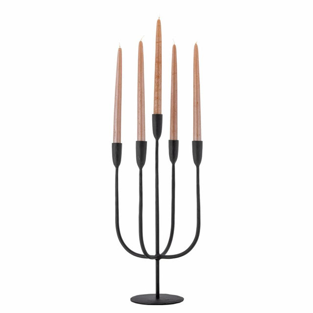 IZMA CANDLE HOLDER IN BLACK