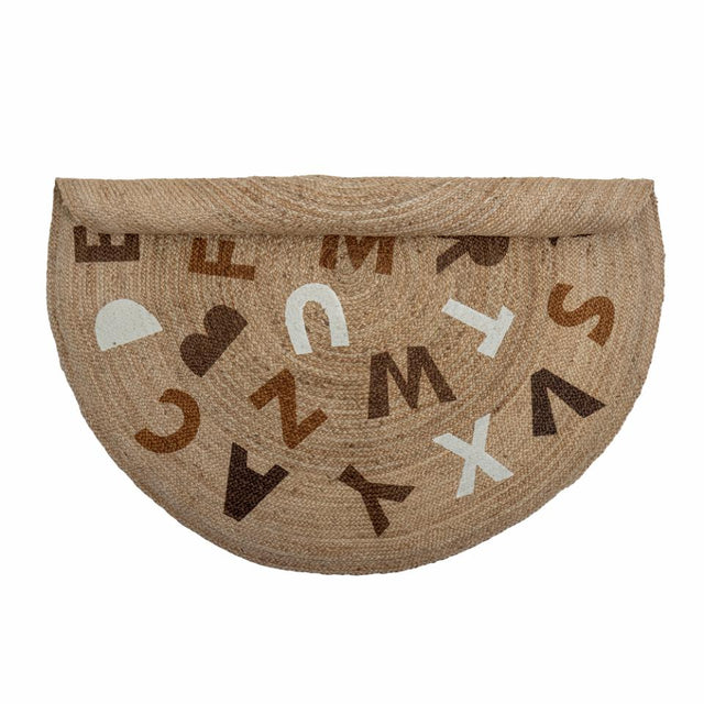 DINNE ROUND RUG IN BROWN