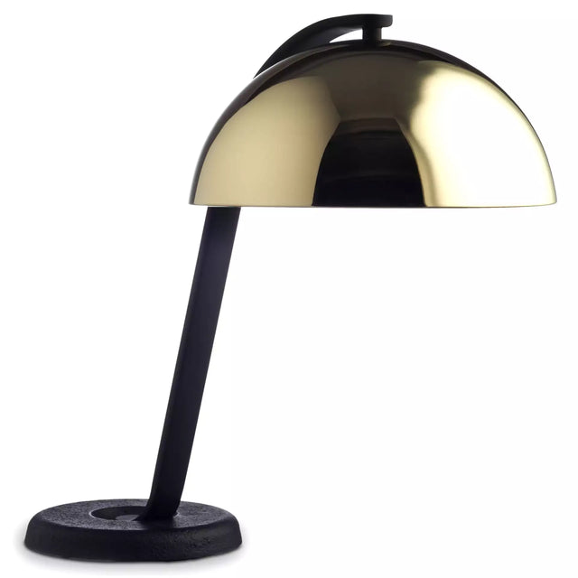 CLOCHE LAMP POLISHED BLACK BRASS