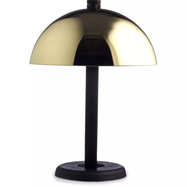CLOCHE LAMP POLISHED BLACK BRASS