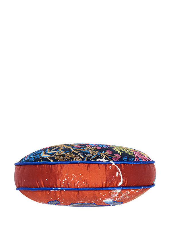 ALPAQ STUDIO. SILK CUSHION SCARAB