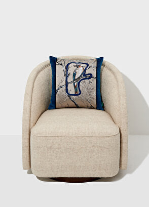 ALPAQ STUDIO. SILK CUSHION GOLDFIX