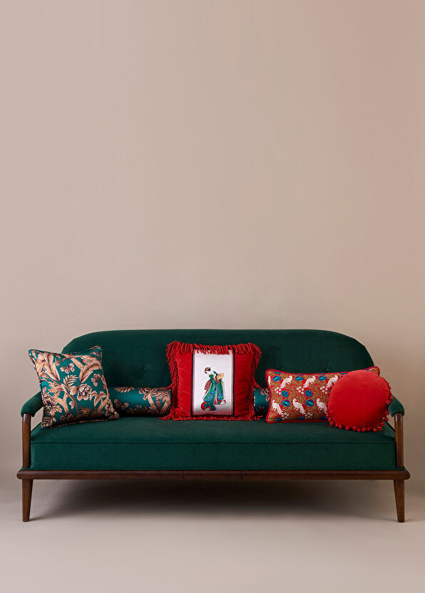 ALPAQ STUDIO. BOTANIK SILK CUSHION