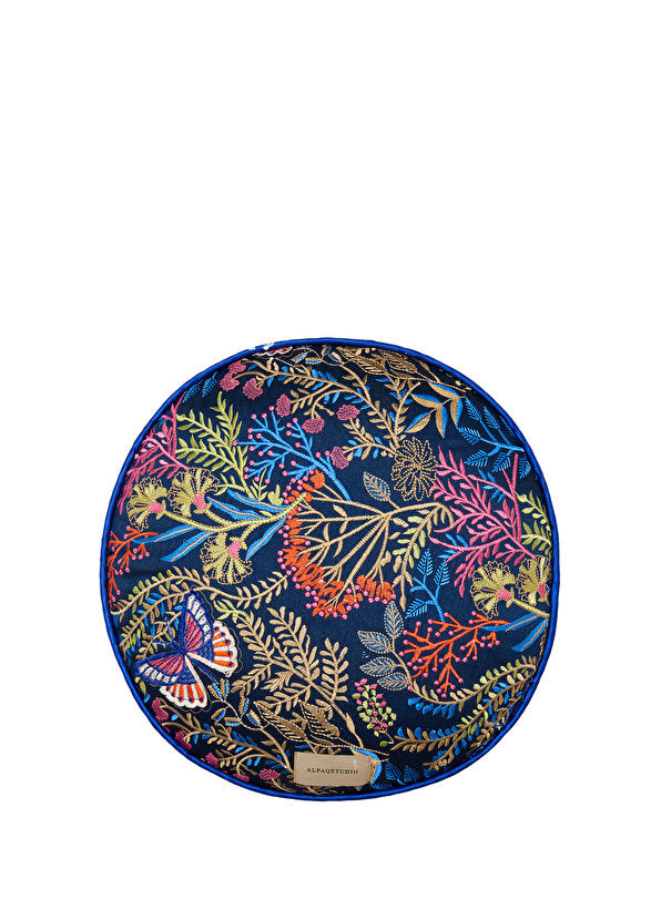 ALPAQ STUDIO. SILK CUSHION SCARAB