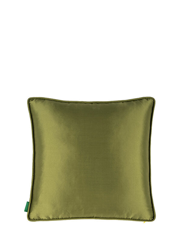 ALPAQ STUDIO. SILK CUSHION HANDMADE ATTACHMENT