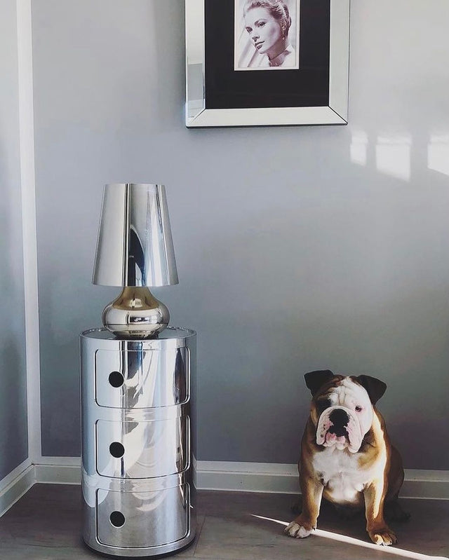 CINDY TABLE LAMP IN SILVER