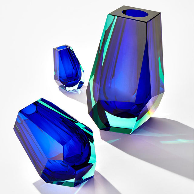 VASE PEAR IN BLUE