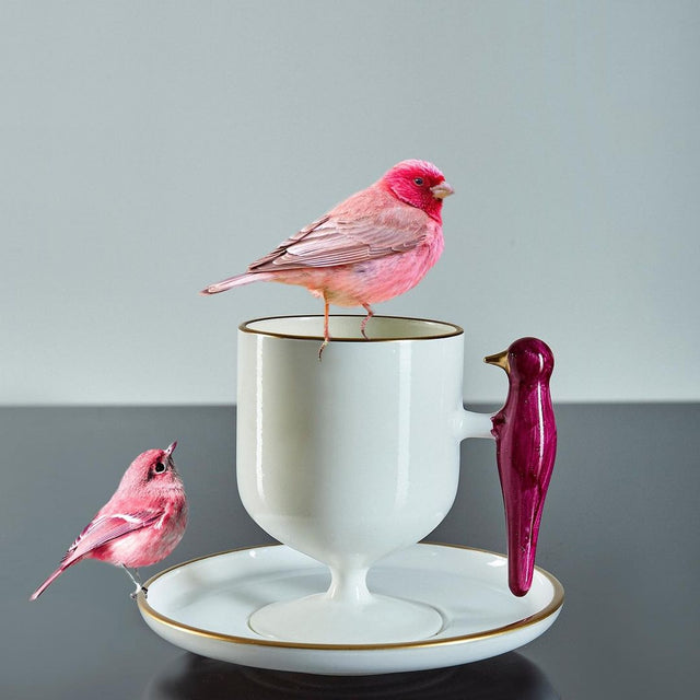ESRA YILDIRIM DESIGN STUDIO COFFEE CUP IN BURGUNDY 1PC