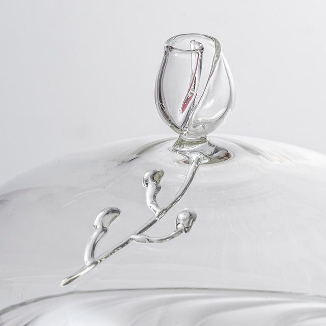 ROMANTIC SERVICE WITH ROSE LID