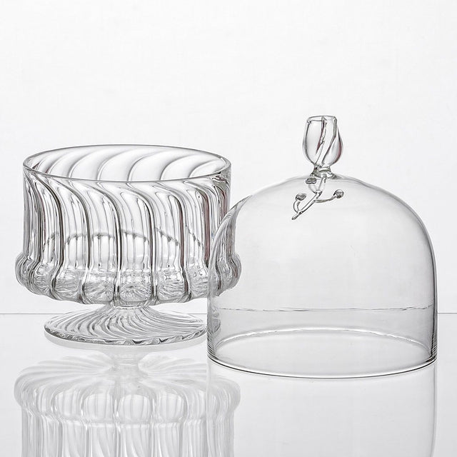ROMANTIC SERVICE WITH ROSE LID