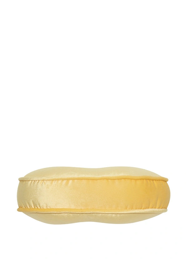 ALPAQ STUDIO. LUXURIOUS VELVET CUSHION IN YELLOW
