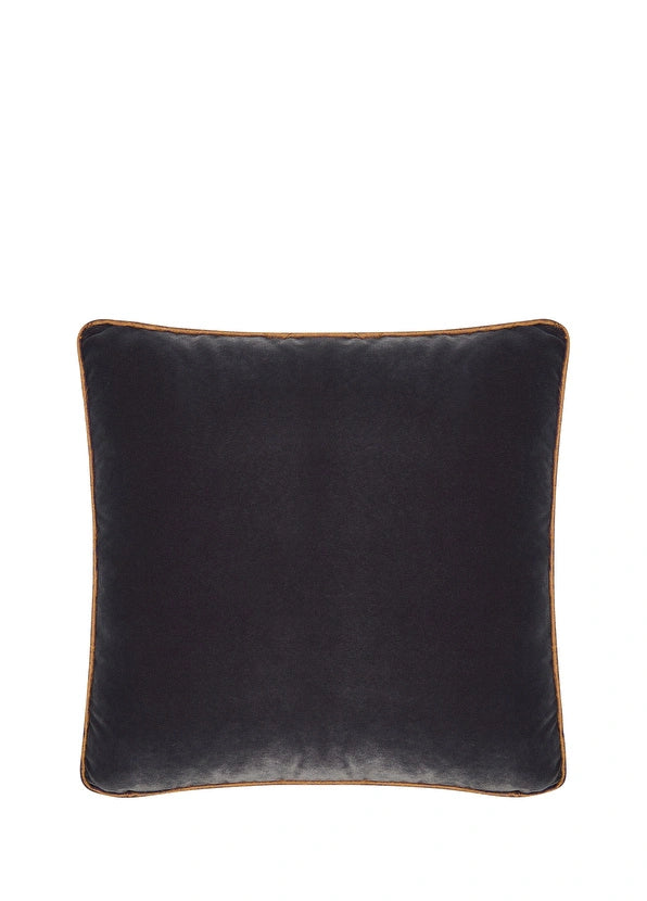ALPAQ STUDIO. BIRD SILK CUSHION IN BEIGE