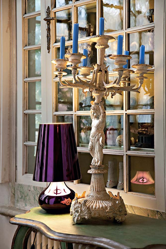 CINDY TABLE LAMP IN PURPLE