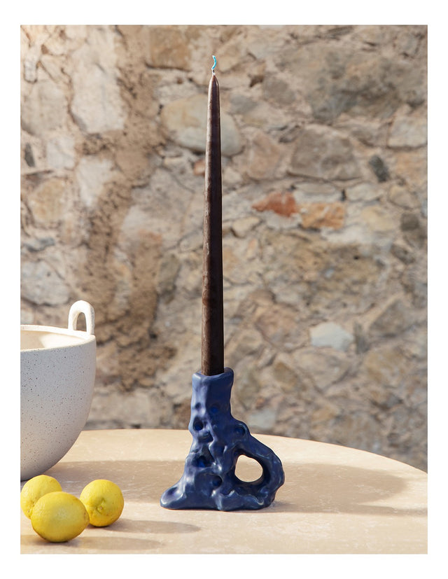 DITO CANDLE HOLDER IN BLUE