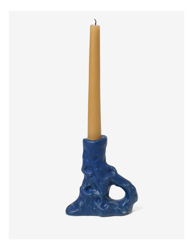 DITO CANDLE HOLDER IN BLUE