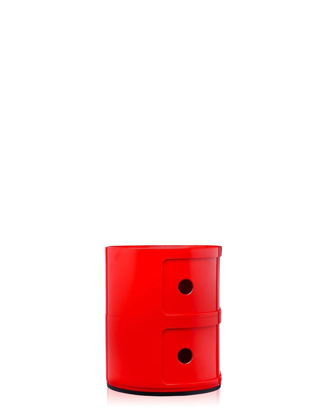 SMALL MODULAR STORAGE LOCKER IN RED