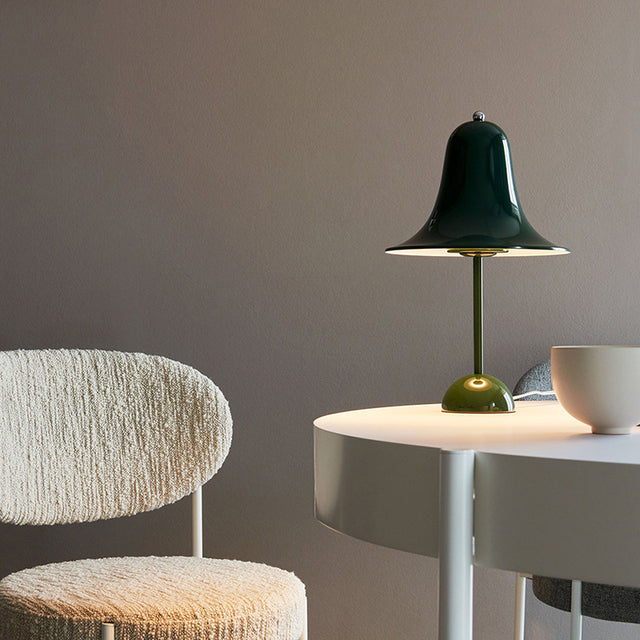 PANTOP TABLE LAMP IN DARK GREEN 38/30 CM