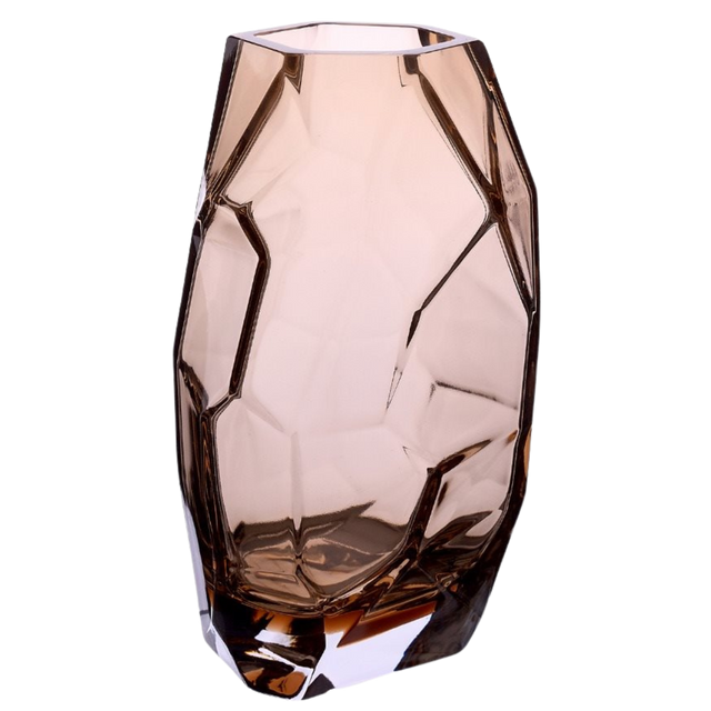 JEWELL VASE IN CINNAMON