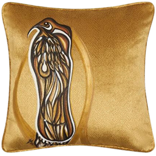 ALPAQ STUDIO. BIRD VELVET CUSHION