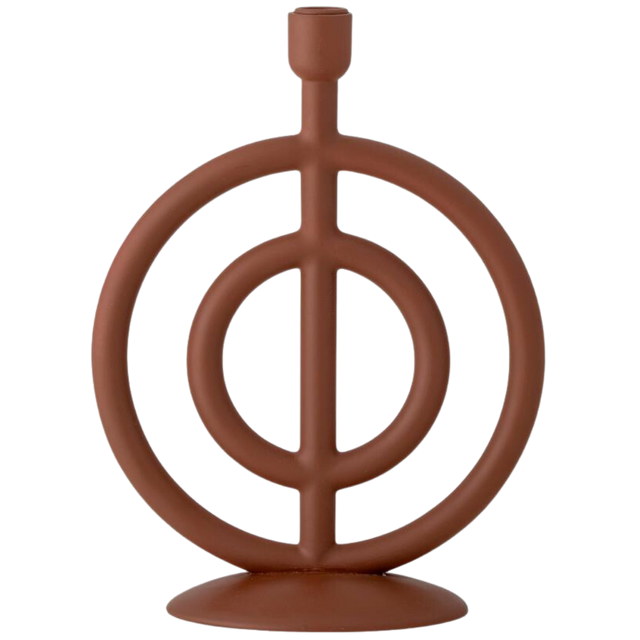 FLIKKA CANDLE HOLDER IN TERRACOTTA