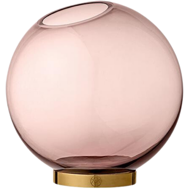 GLOBE VASE IN PINK