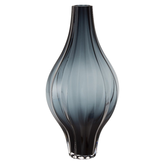 WAVY VASE IN BLUE
