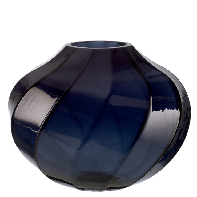 TWISTED VASE IN BLUE