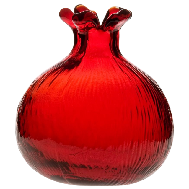 POMEGRANATE FIGURINE IN RED