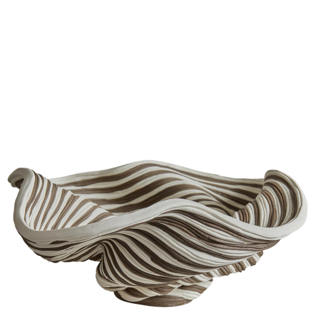 PHILIP M SOUCY MEDIUM BOWL IN CACAO & MILK