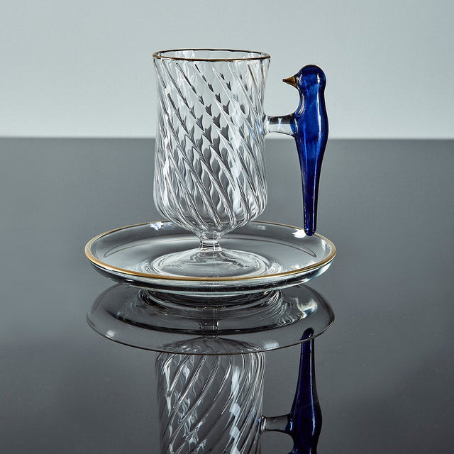ESRA YILDIRIM DESIGN STUDIO TEA CUP IN OCEAN BLUE
