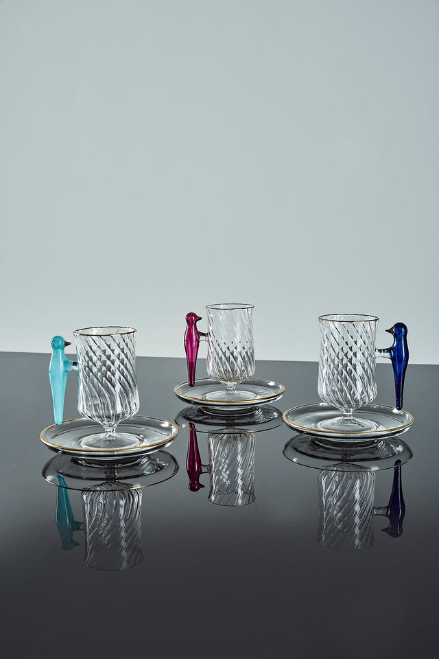 ESRA YILDIRIM DESIGN STUDIO TEA CUP IN TURQUOISE