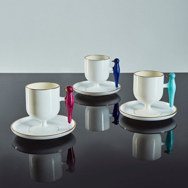 ESRA YILDIRIM DESIGN STUDIO COFFEE CUP IN BURGUNDY 1PC