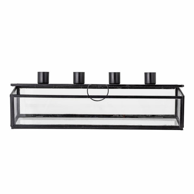 PELO CANDLE HOLDER IN BLACK