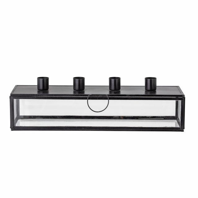 PELO CANDLE HOLDER IN BLACK
