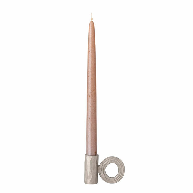 KENSI CANDLE HOLDER IN SILVER