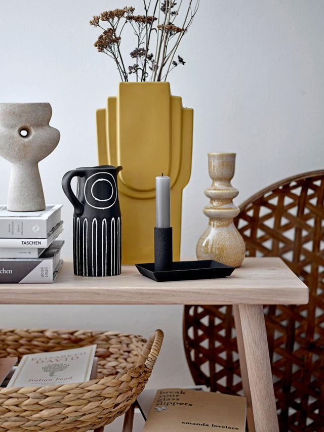 EMIE CANDLE HOLDER IN APRICOT
