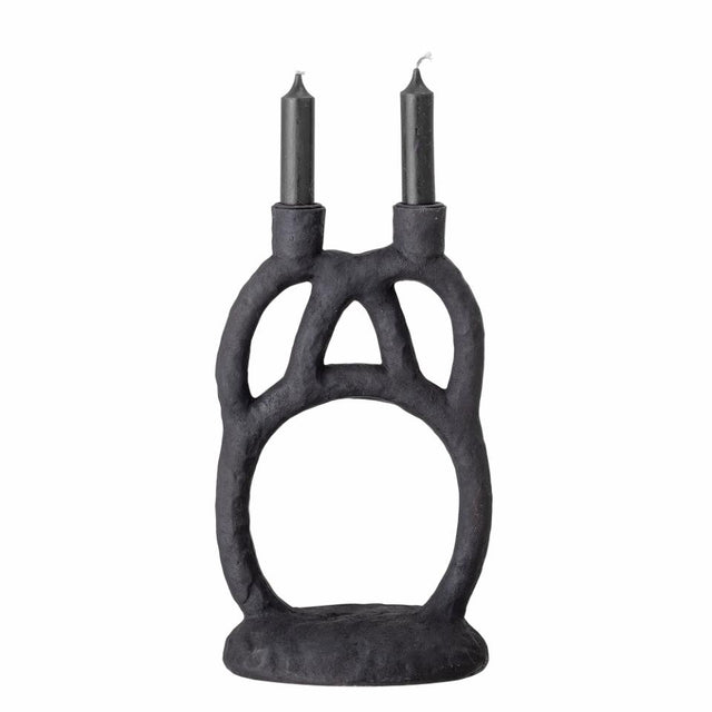 RAMINA CANDLE HOLDER V2 IN BLACK