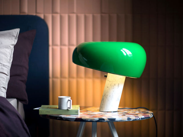 SNOOPY TABLE LAMP IN GREEN