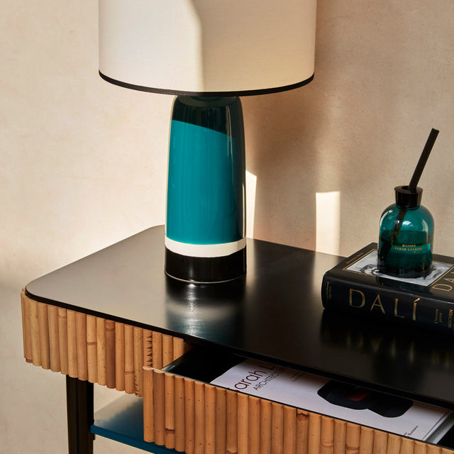 SICILIA SMALL TABLE LAMP IN BLUE SARAH