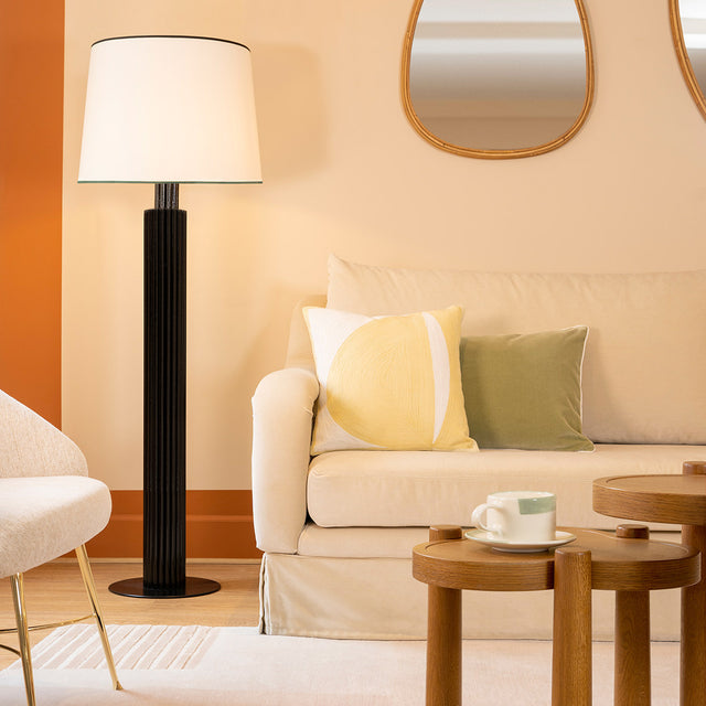 RIVIERA FLOOR LAMP IN BLACK