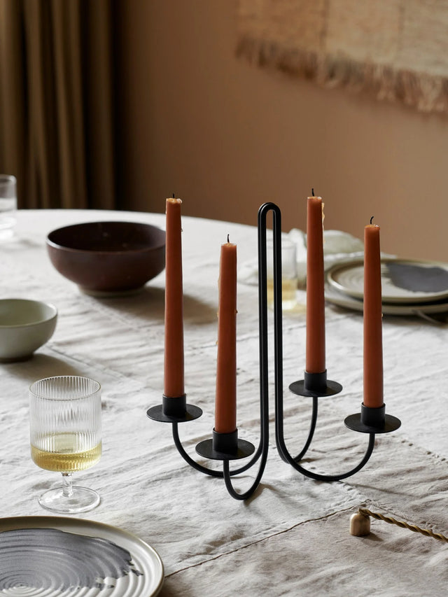 SWAY CANDELABRA IN BLACK