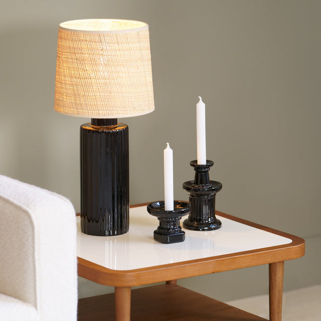 PORTOFINO TABLE LAMP IN BLACK