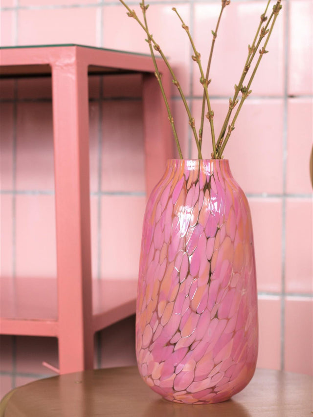 CONFETTI  GLASS VASE