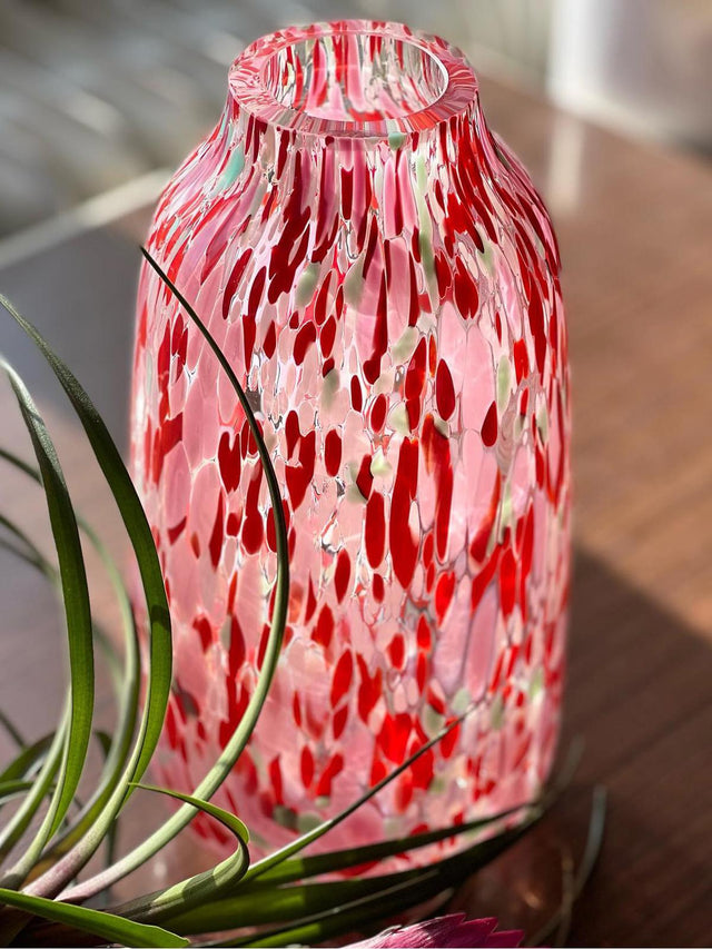 CONFETTI  GLASS VASE