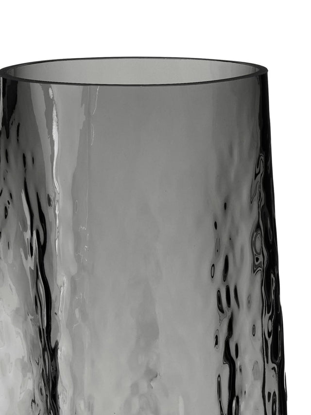 MOUTH-BLOWN GLASS VASE GRY