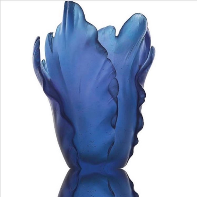 TULIP VASE BLUE