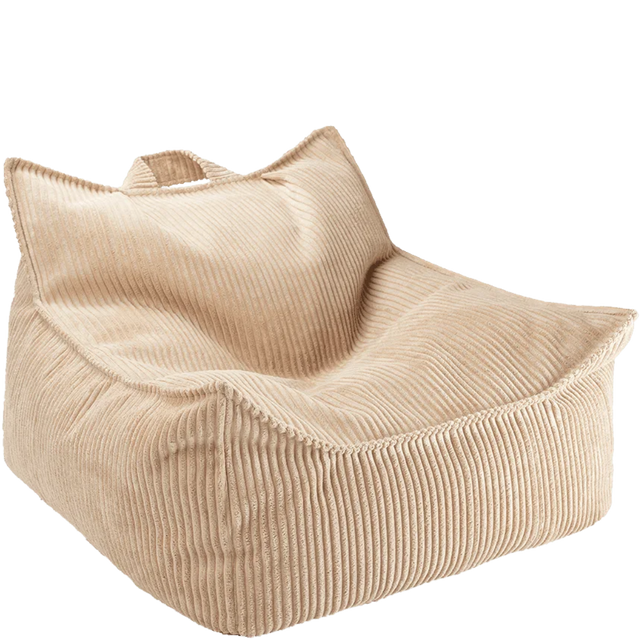 BROWN SUGAR MOUSSE BEANBAG POUF
