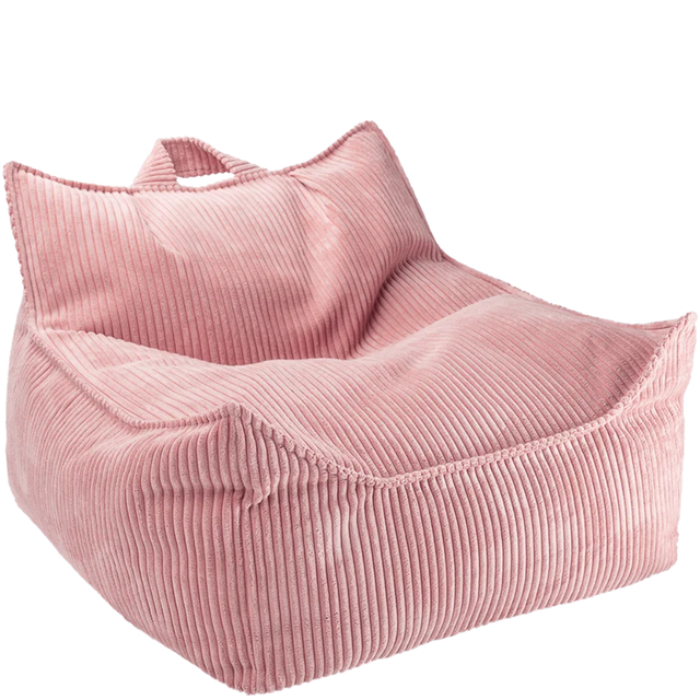 PINK MOUSSE BEANBAG POUF